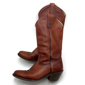 Vintage 80s FRYE Mens 9.5 D 2356 Cowboy Boots